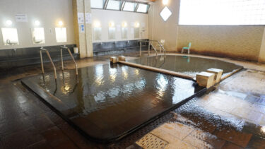 【不老泉】別府駅から徒歩5分！昭和天皇も訪れた市営温泉の中で最も広い浴槽を持つ温泉